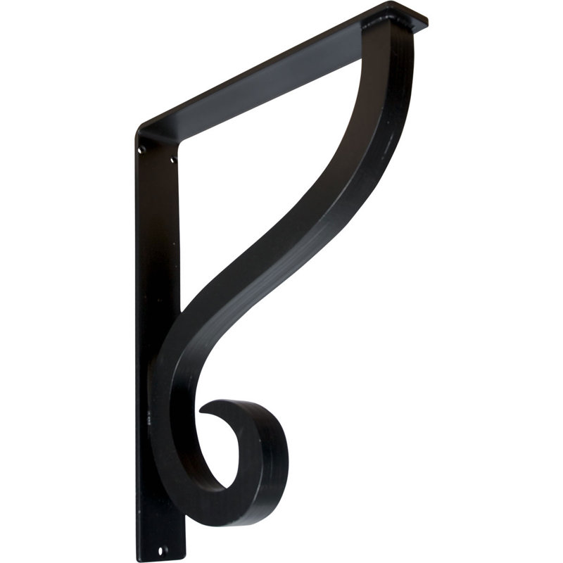 Ashford Triple, Wrought Iron Bracket, 2" x 15"