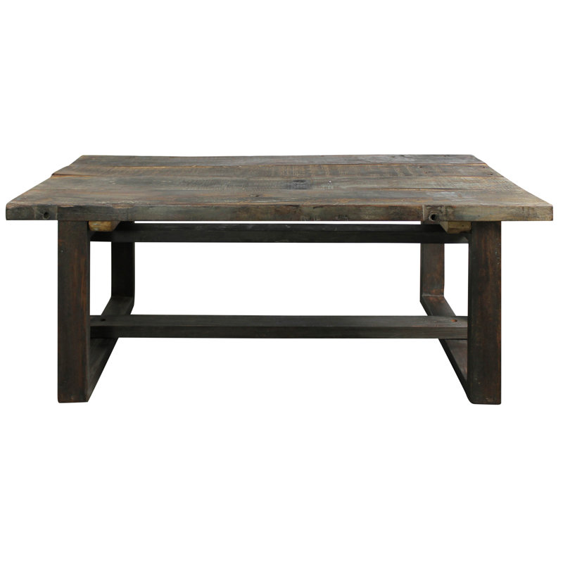 Reclaimed Wood Contemporary Coffee Table, 24'' x 48''