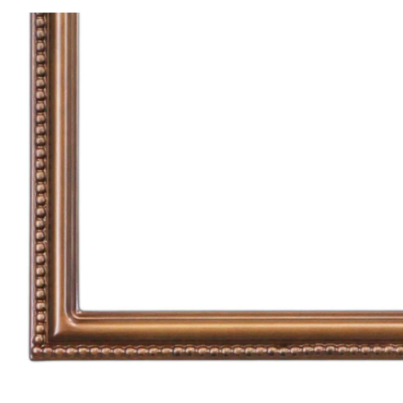Miroir pleine grandeur encadré, Bronze d'automne