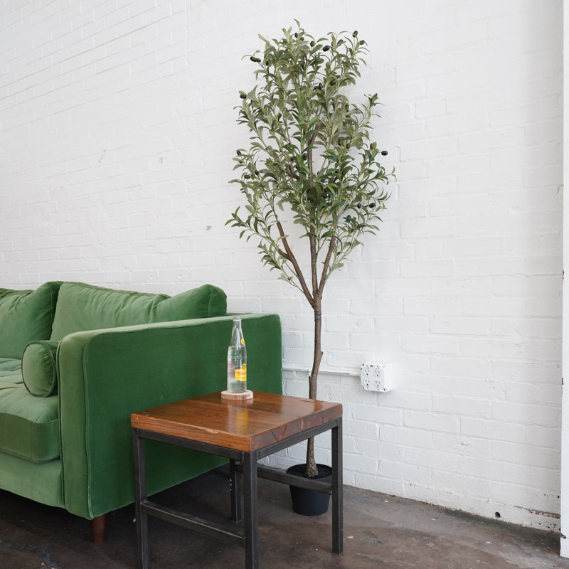 72'' Faux Olive Tree in Pot