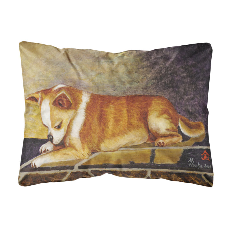 Coussin intérieur/extérieur en tissu chihuahua i see me 