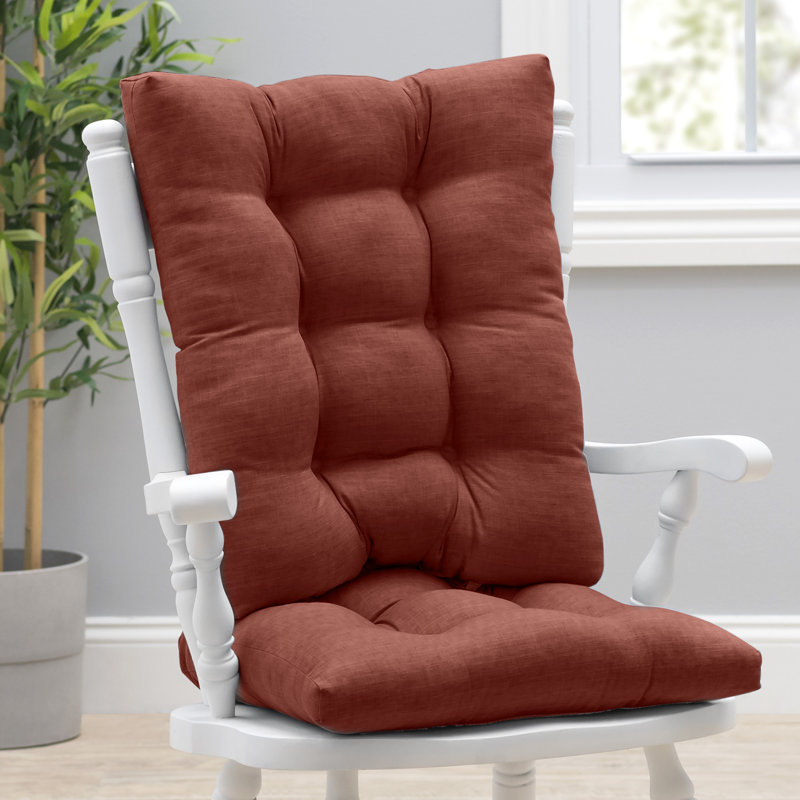 Coussin de siège / dossier antidérapant, Rouge