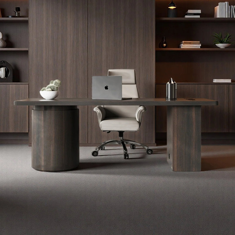 Bureau italien minimaliste, H 29,53 po x l 78,74 po x P 27,56 po