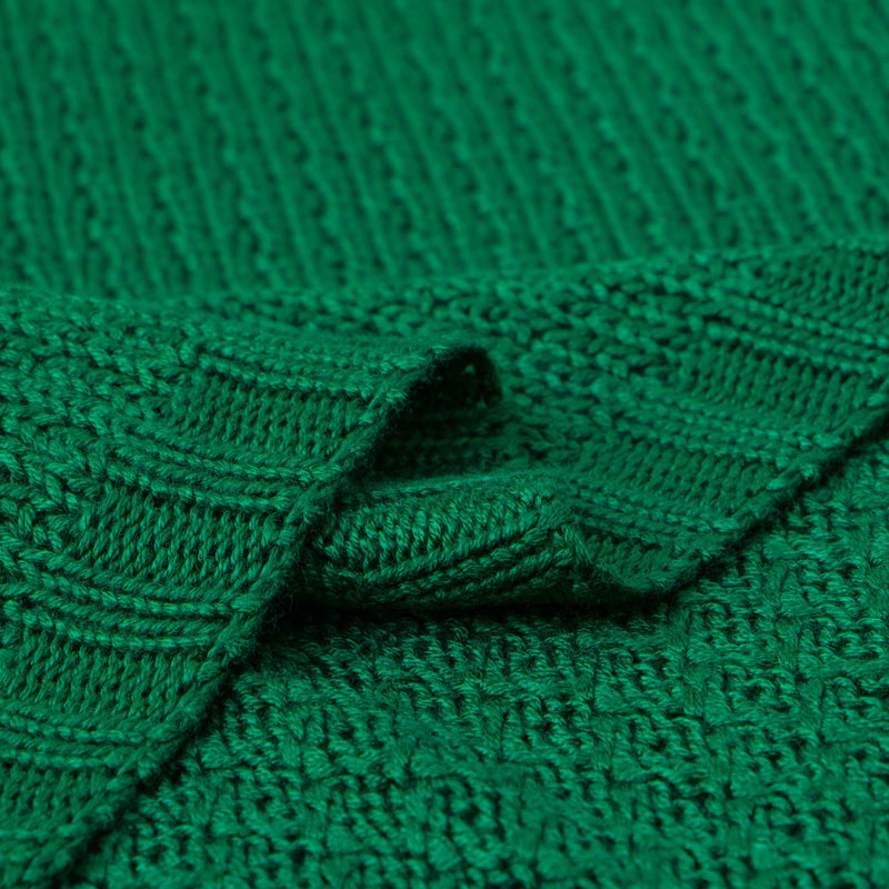  Couverture torsadée, Vert