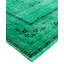 Tapis vert contemporain en laine noué à la main Costner 4 pi 9 po x 7 pi 6 po
