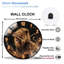 Horloge murale en verre 12 po