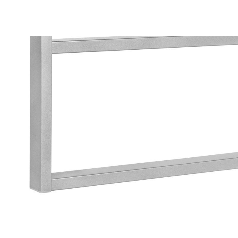 Fullilove Computer Desk, Home Office, Laptop, 48"L, Work, Metal, Laminate, Contemporary, Modern, Gray/Taupe
