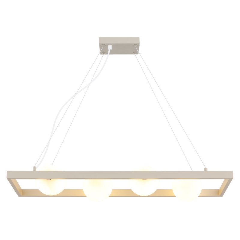 Taimur 4 - Light Natural Geometric Pendant