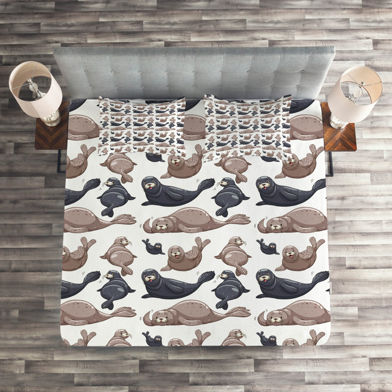 Coastal Polyester Coverlet