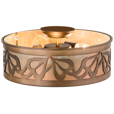 Plafonnier encastré cylindrique unique / remarquable à 3 lumières de 16 po