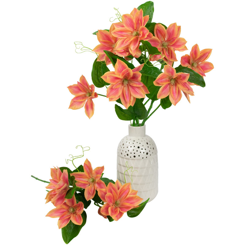 Jets de fleurs artificiels, Orange