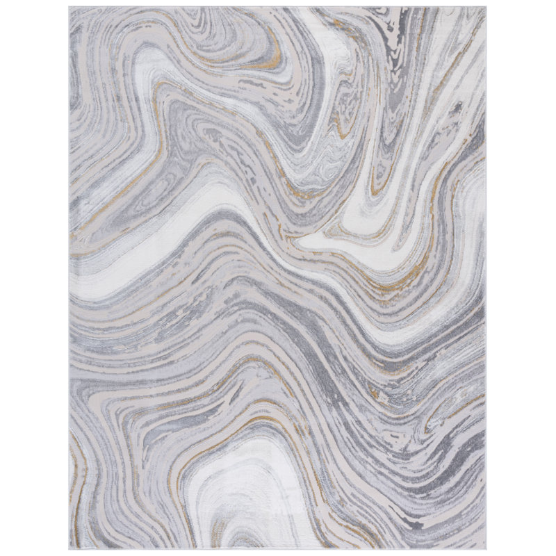 Mahpiya Performance Abstract Rug, Rectangle 8' x 10'