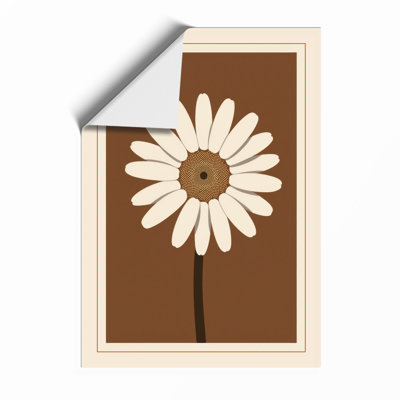 Daisy Stem Botanical - Framed Print