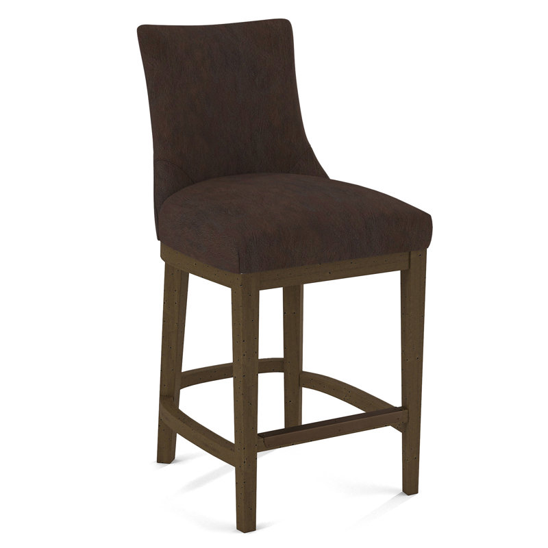 Upholstered Stool, Applause Choco Suisse, White