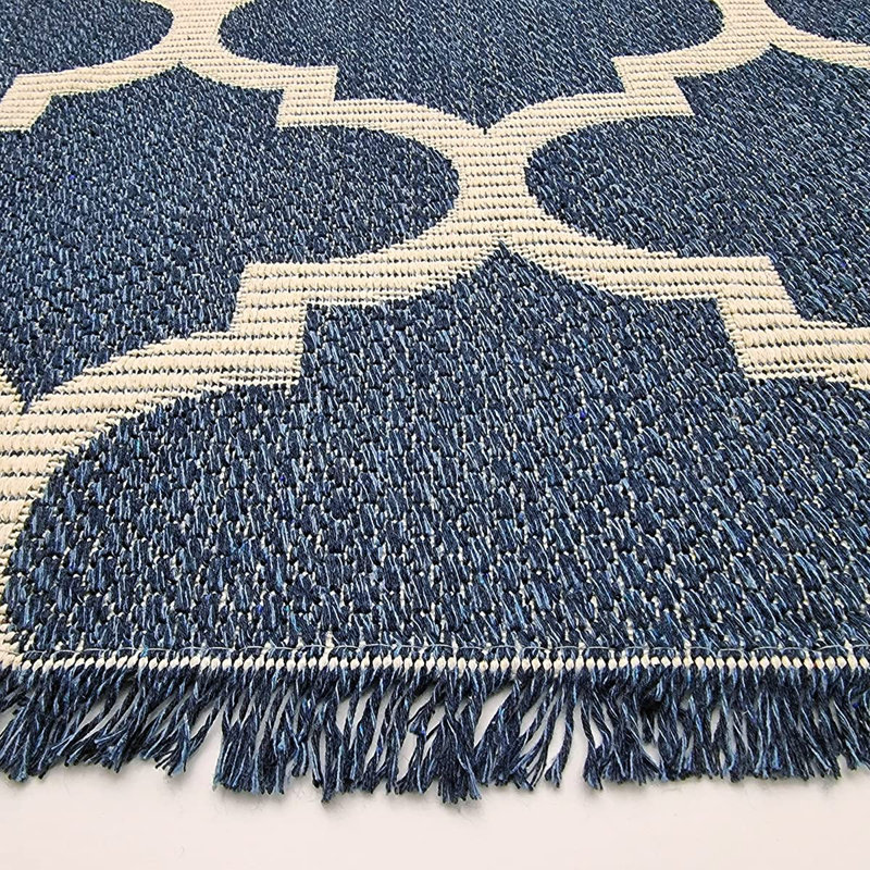Imler Moroccan Cotton Area Rug, Rectangle 60 x 90cm