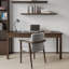 Bureau en bois massif avec tiroirs-322410305