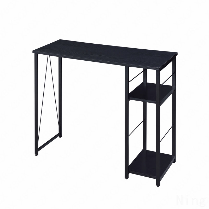 Black Finish Writing Desk, Black