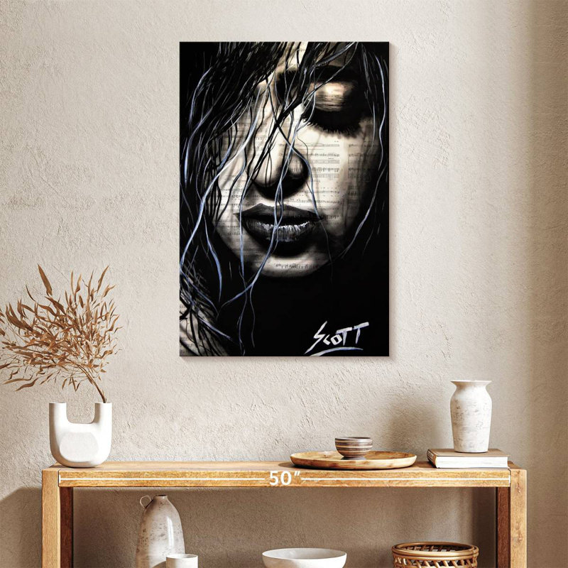 Leisha The Dark, 36" H x 24" W