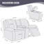 Housse pour causeuse inclinable avec console centrale Wald Adamstown-815329899