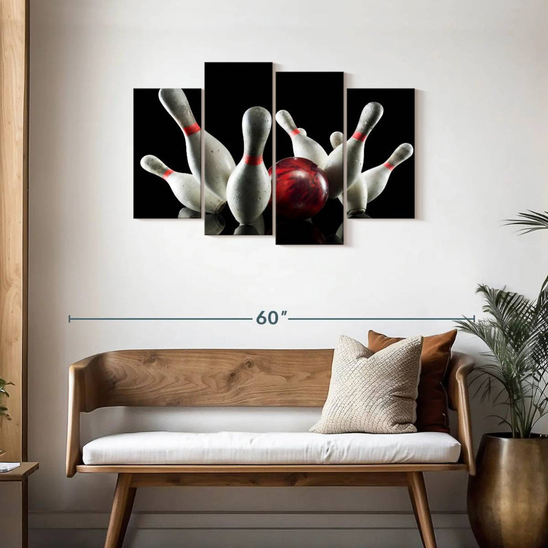 Sireci It's A Strike, 27" H x 43" W