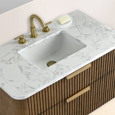 Liljan 36'' Wall-Mounted Single Bathroom Vanity
