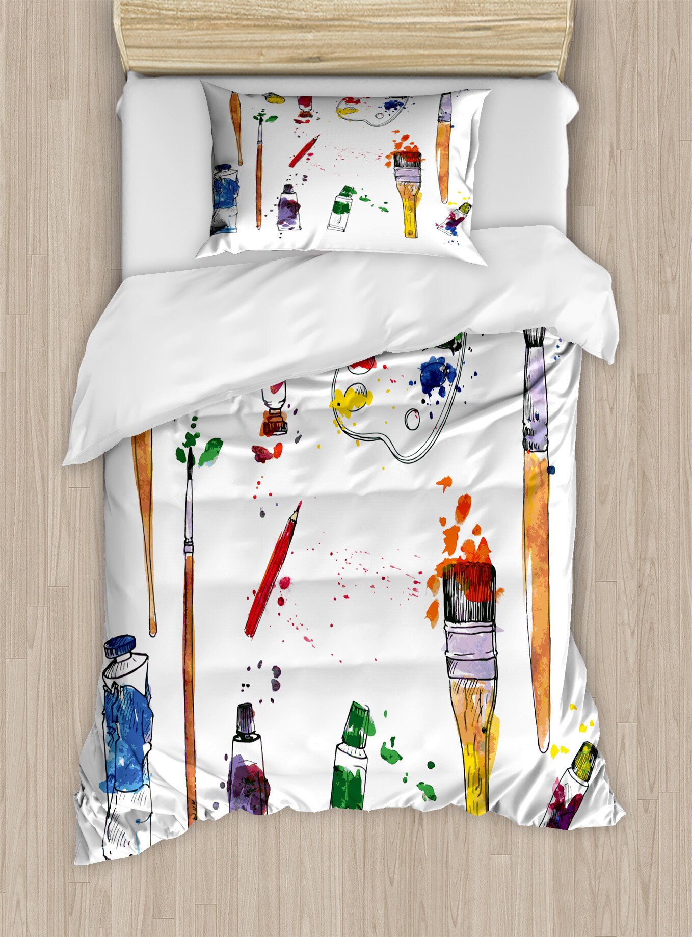 WATER COLOUR DUVET COVER SET