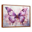 «Purple Animal Amethyst Butterfly Delicate - Butterfly», reproduction sur toile encadrée-1442099776-1442878869