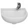 Barclay 11.88'' White Vitreous China Rectangular Bathroom Sink with Overflow