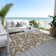 Machine Washable Indoor/Outdoor Chayden ACN1006 Chocolate 9' x 12' Rug