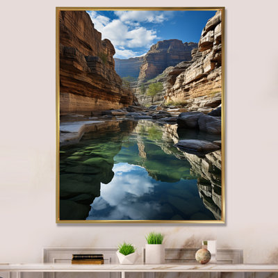 «Begoa Canyon Contraste River II», reproduction sur toile