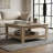 Weddel Basilico 31.3" Transitional Square Coffee Table With Storage
