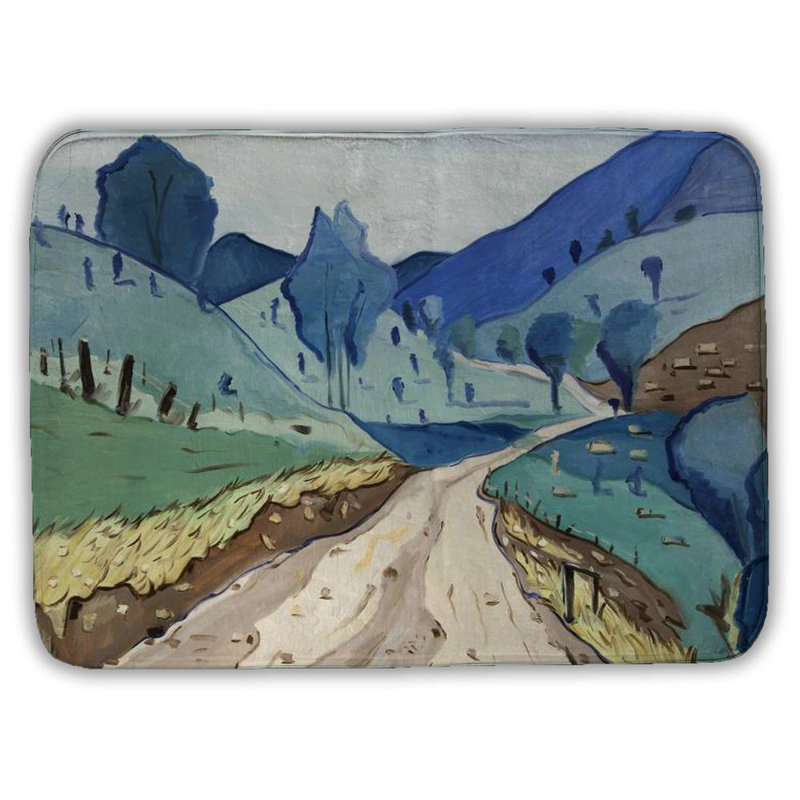 Grunin Microfiber Non-Slip Bath Mat, 24" W x 17" L