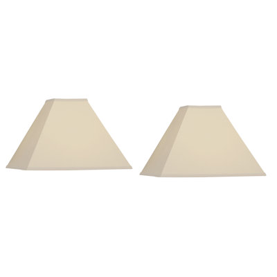 9.5'' H x 14'' W Linen Square Lamp Shade