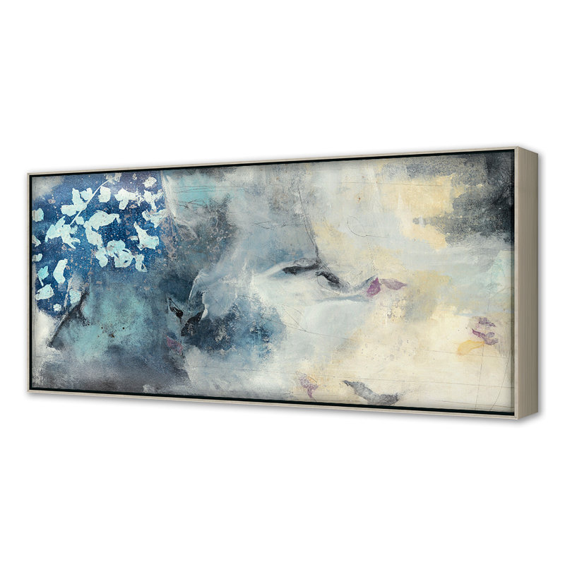 Song Writer 1 Print by Harris, Maeve, Silver Floater Framed, 34" H x 64" W