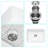 24 Inch White Ceramic Apron Front Sink - Single Bowl, Construction For Kitchen & Laundry White, Front, To Impact
