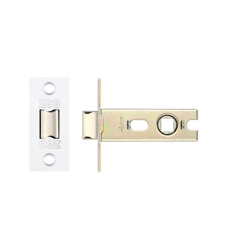 Project Tubular Latch, 6cm H x 2.5cm W x 6.4cm D, Satin Stainless Steel