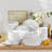 24 Piece Porcelain China Dinnerware Set - Service for 6-1416725230