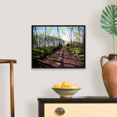"Aspen Road, Colorado" par David Shingler, reproduction d’art sur toile