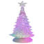 LED Lighted Acrylic Christmas Tree Decoration 10.5" Multicolor Lights