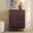Tremolo 4 Drawers Dresser With Push-Open Design & Contemporary Fluted Fronts for Bedroom Organization-782824145