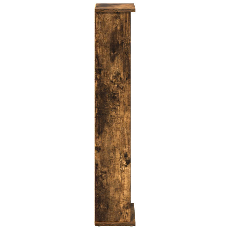 92 cm H Media Shelves, Smoked Oak