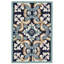 Tapis bleu touffeté à la main Demirhan-20667414
