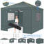 Tente 10 x 30 avec auvent escamotable, tente de fête extérieure 10 x 30 avec 8 parois latérales amovibles-112234968
