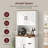 70.5'' Pantry Cabinet Farmhouse Kitchen Storage Cabinet with Drawers