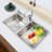 Adjustable Stainless Steel In Sink Dish Rack