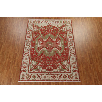Geometric   Oriental Area Rug 7x10