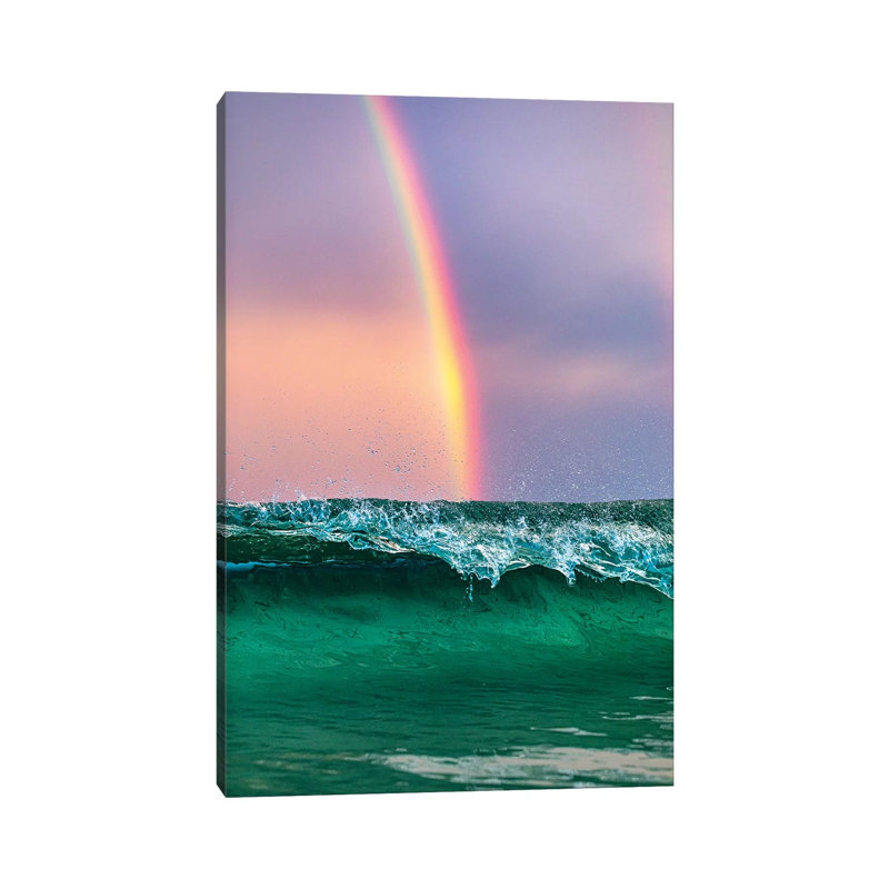Beneath The Rainbow by Jordan Robins - Painting on Canvas, 66.04 cm H x 45.72 cm W x 1.91 cm D, Wrapped Canvas
