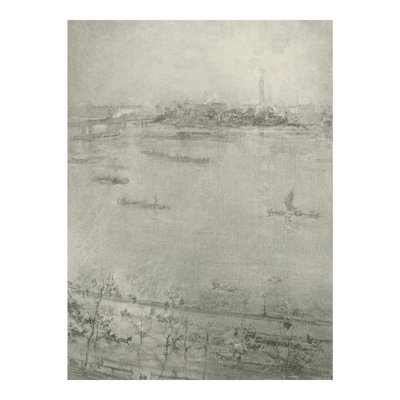 «The Thames» par James McNeill Whistler - estampe numérique