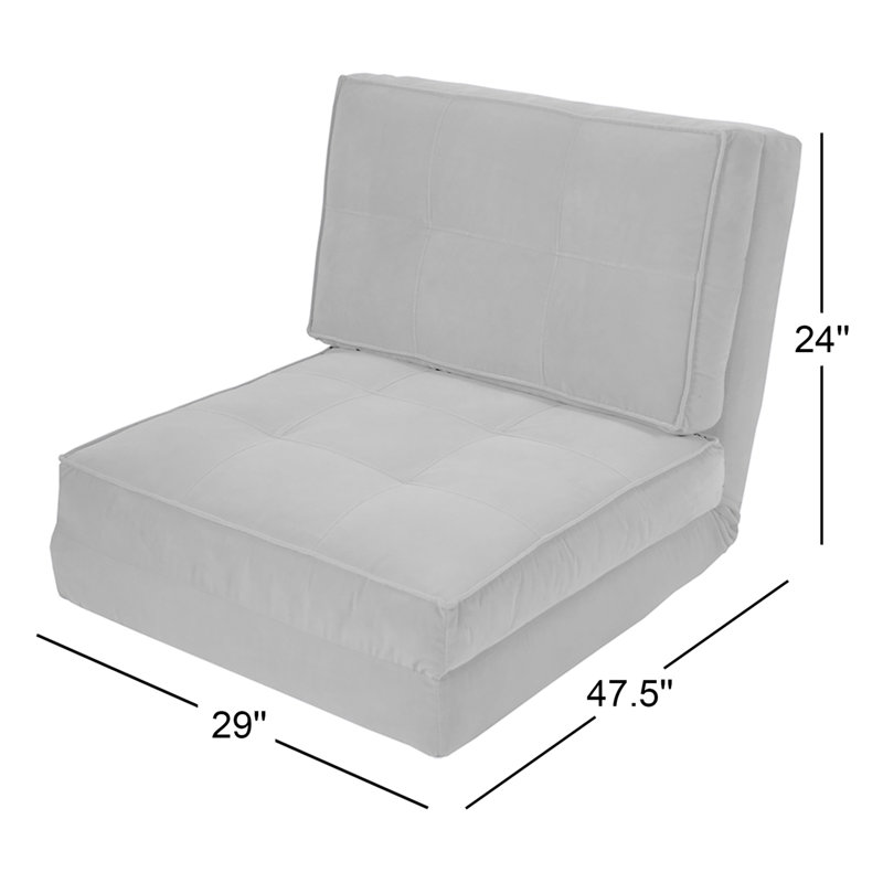 Méridienne convertible, Polyester rose