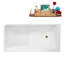 Baignoire autoportante 59 "avec drain interne Streamline-101697837